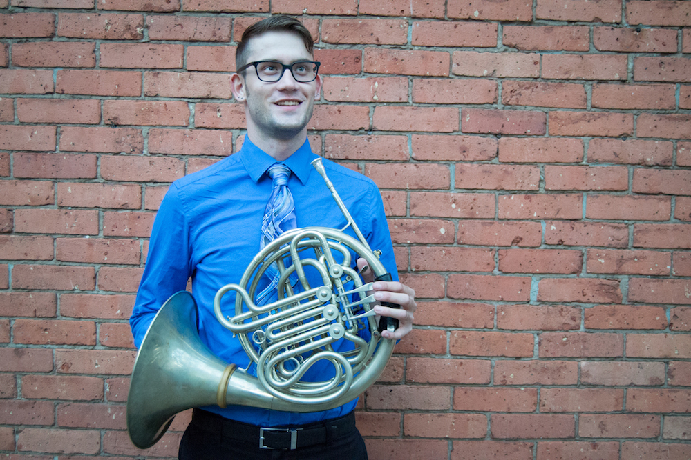 robert levine with a french horn